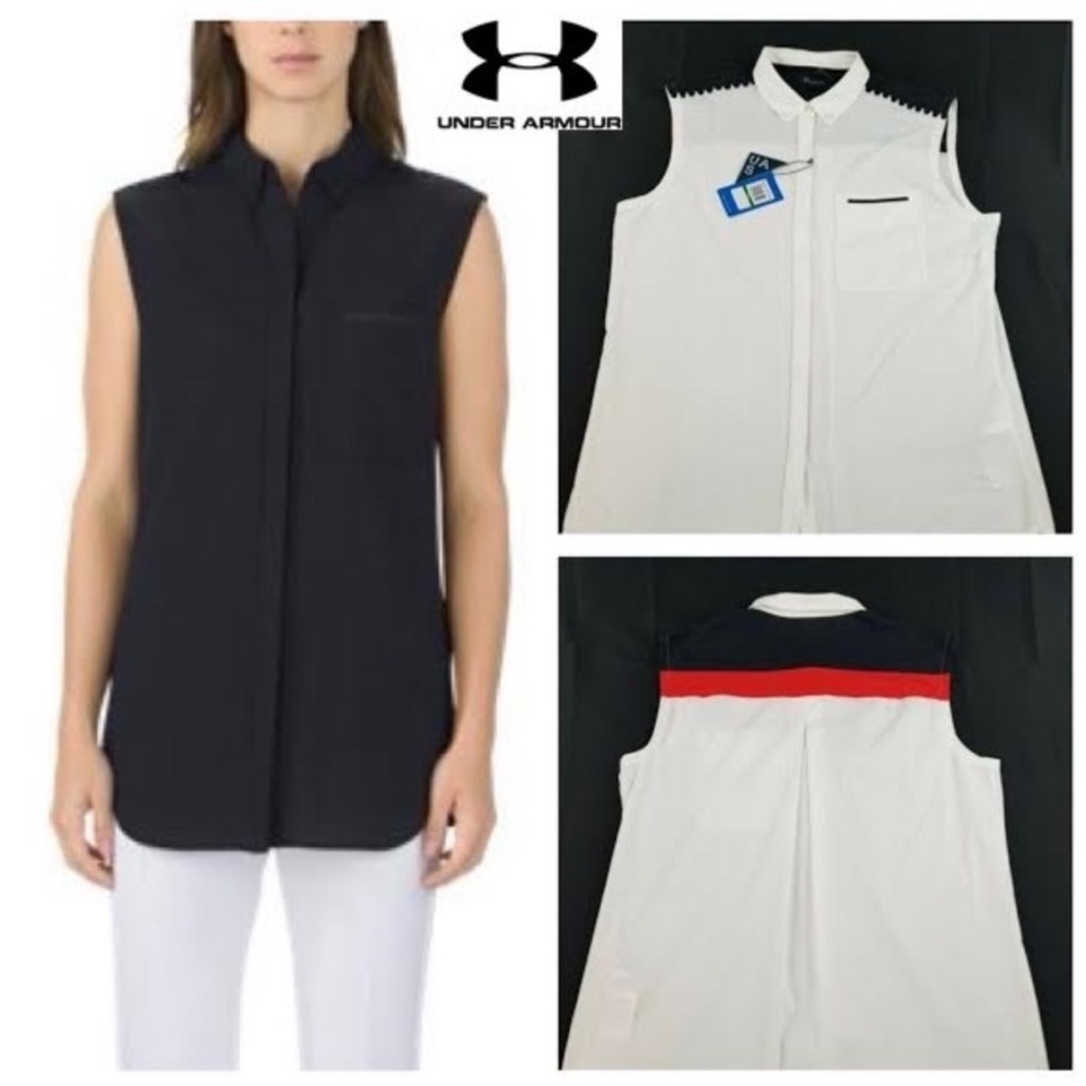UAS Under Armour Sportswear Sleeveless button-up